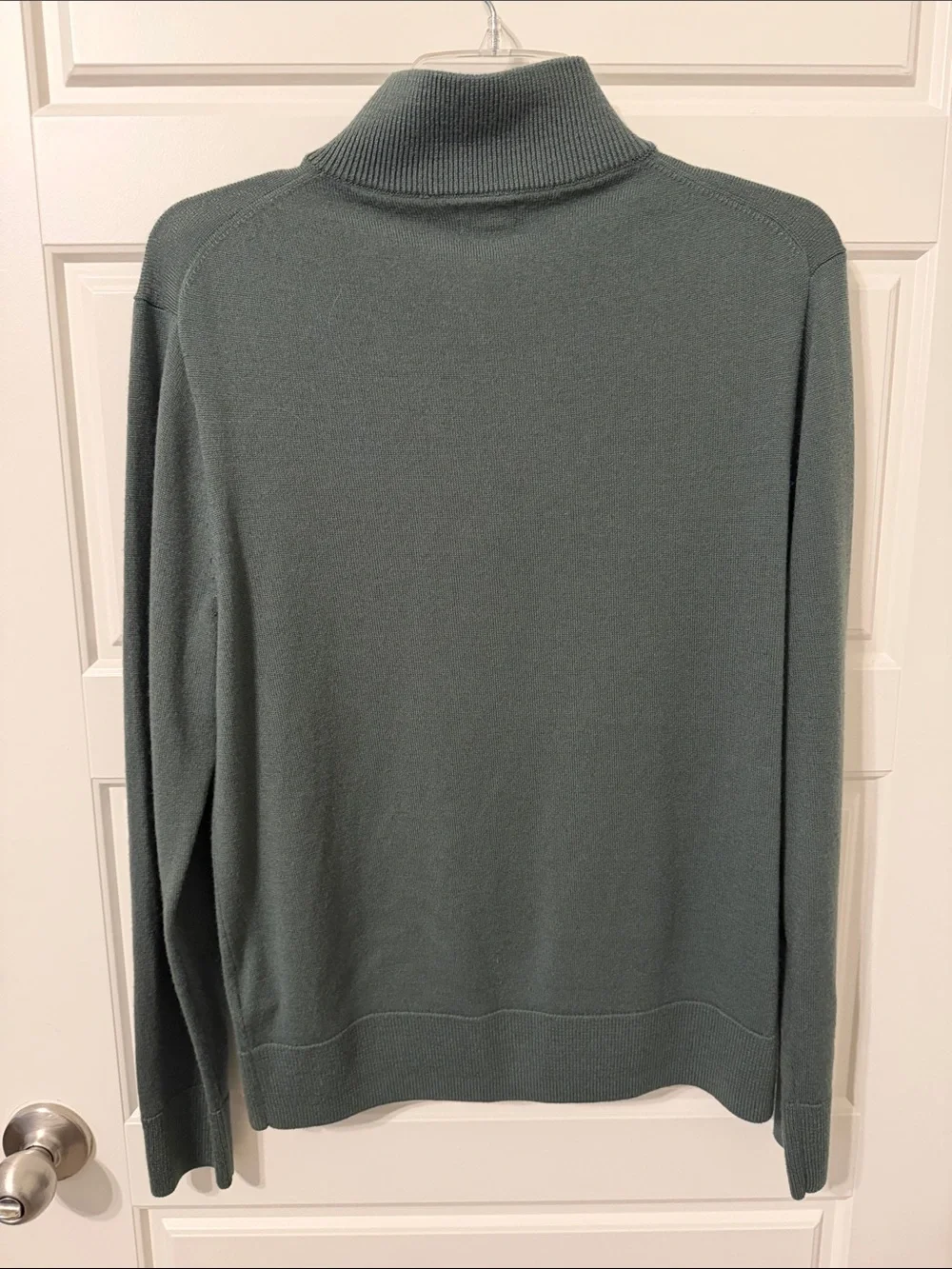 J Crew Men's Half-Zip Mock Neck Sweater